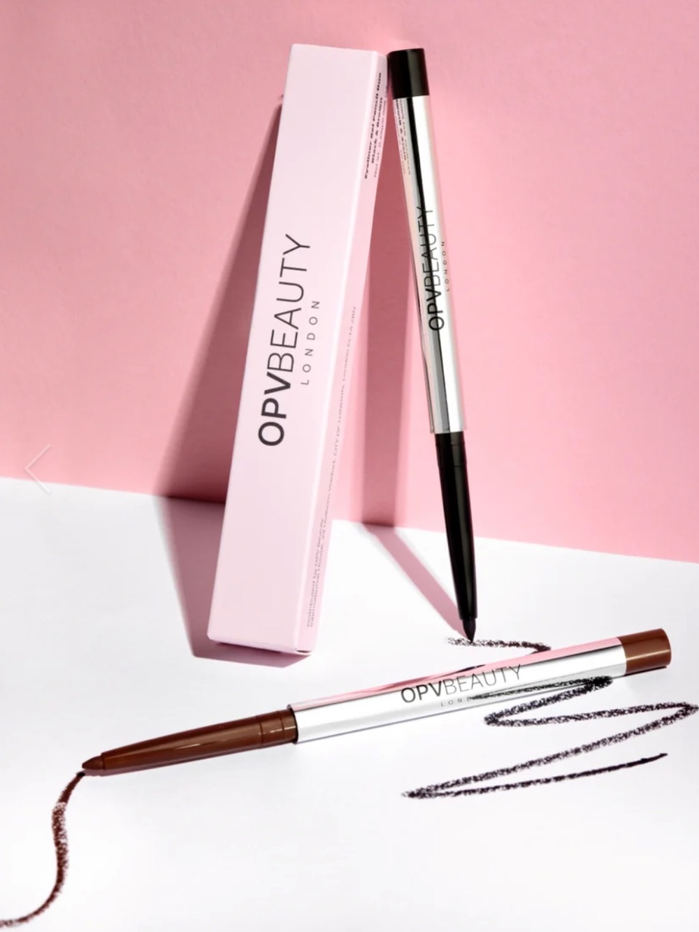 OPV Beauty London eyeliner gel pencil duo.